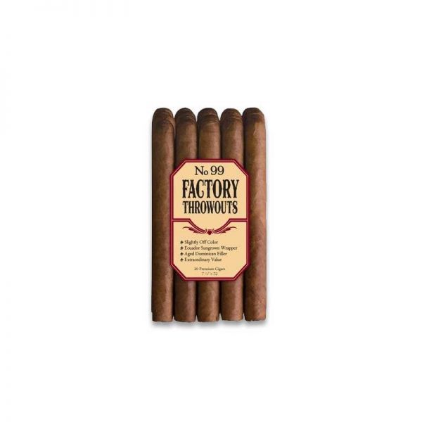 Factory Throwout #99 Natural (20) - Cigar Shop World
