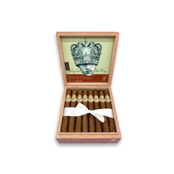 Caldwell Long Live The King Petite Double Wide Short Churchill (24) - Cigar Shop World