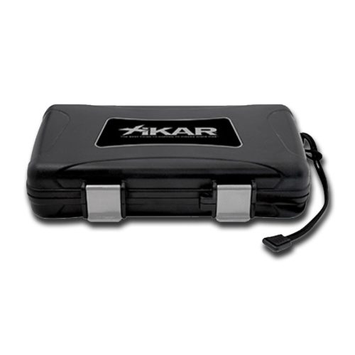 XIKAR Travel Humidor Plastic 5 cigar Black