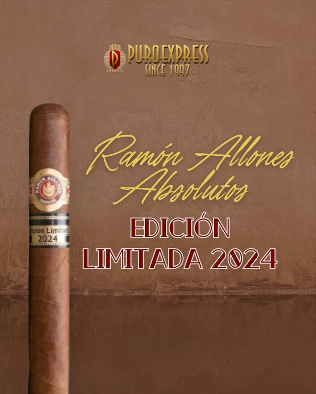 🌿 NEW IN: Ramón Allones Absolutos Edición Limitada 2024
 Unveiling Cuba’s latest Limitada: the Allones Absolutos, crafted entirely in Vuelta Abajo, rolled in the rare Nuevos format (6⅜” × 49). 

Each cigar is aged for at least 2 years, with tobacco selected for intensity and complexity. Expect full-bodied strength, deep earth, rich leather and subtle spice on each draw.
This is a collector’s gem — limited boxes, limited stock.

 🛒 Tap the link in bio to explore more details and secure yours.